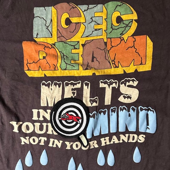 VINTAGE 1990’s RARE BILLIONAIRE BOYS CLUB ICECREAM SINGLE STICH BROWN SHIRT - Picture 3 of 6